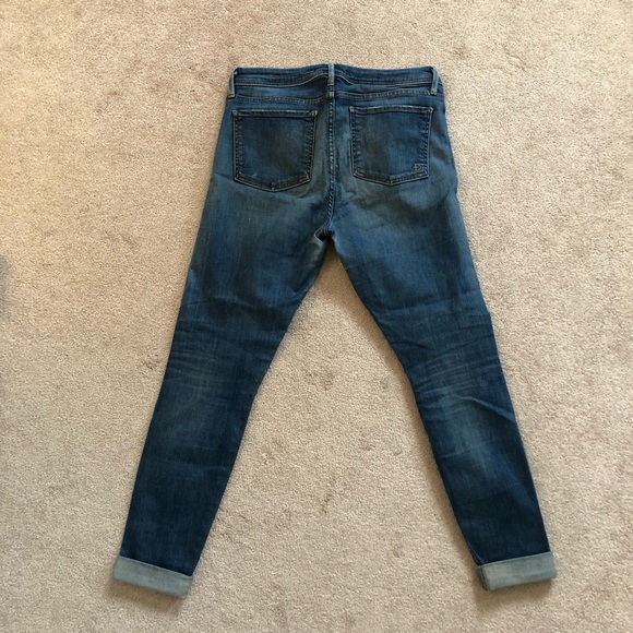 Fidelity Jeans, Belvedere Crop, Mid Rise, Size 30 - Picture 2 of 10